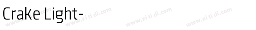 Crake Light字体转换